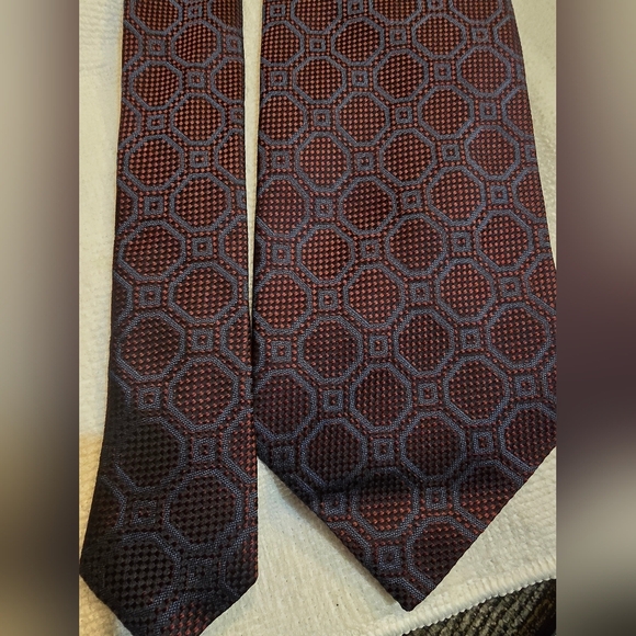 Other - ERMENEGILDO ZEGNA Elegant Black Patterned Men's Tie
